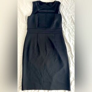 Spense Black A Line Dress | Crewneck | Mesh Chest |
Sleeveless Women’s Size 8